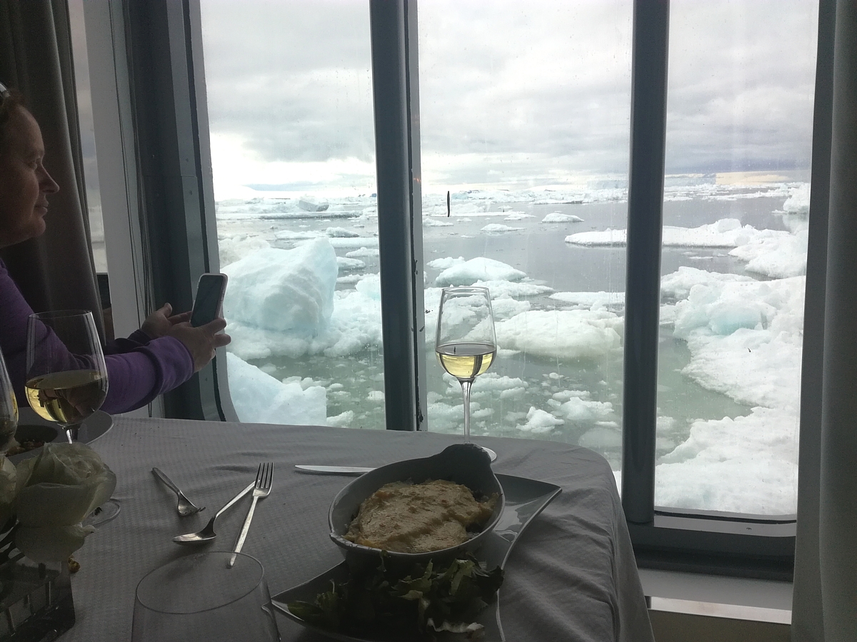 lunch on the ice
